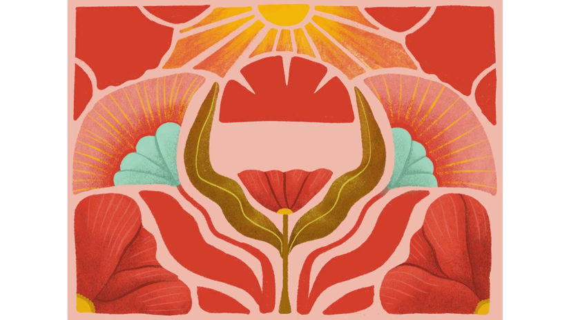 Sunny Blooms, Drawing Process